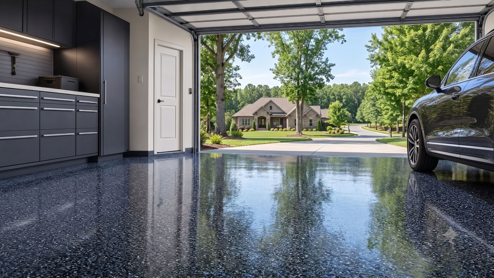 Garage Floor Coating in Wilton, CT